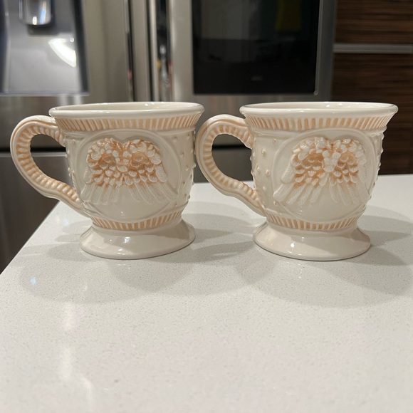 Vintage 2002 It's a Wonderful Life Mugs Angel Wings Christmas - Picture 4 of 8